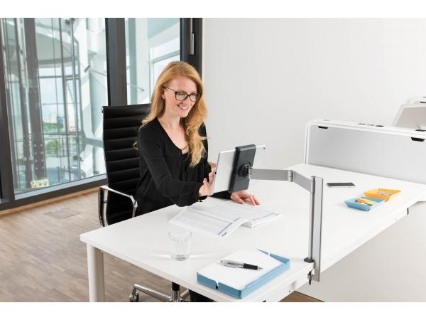 DURABLE Halterung Table Clamp Silber Metallic