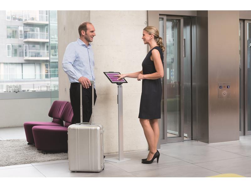 DURABLE Halterung Floor Silber
