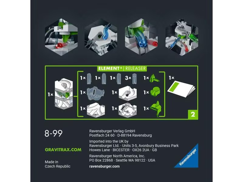 Ravensburger Kugelbahn Zubehör GraviTrax Pro Element Releaser