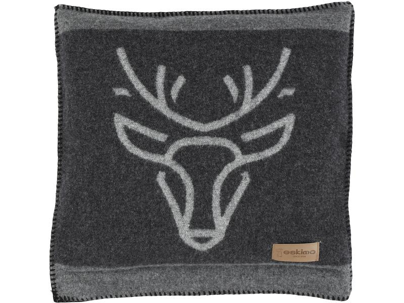 Eskimo Kissen Zernez 45 x 45 cm, Anthrazit