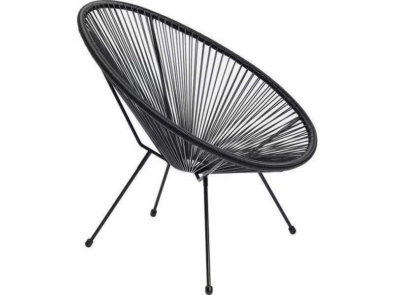 Kare Stuhl Acapulco Schwarz