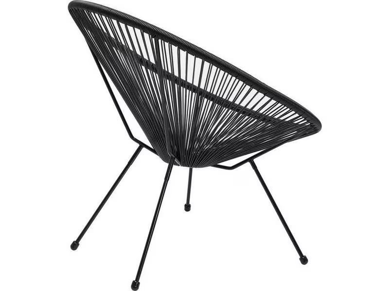 Kare Stuhl Acapulco Schwarz