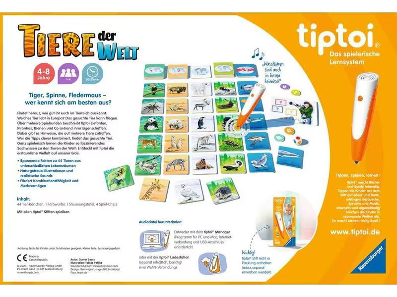 tiptoi Spiel tiptoi – Tiere der Welt