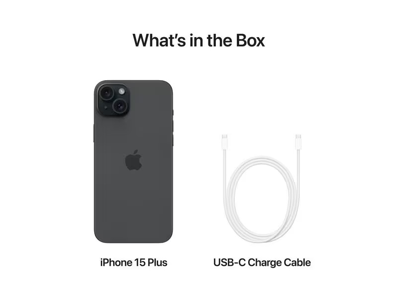 Apple iPhone 15 Plus 128 GB Schwarz