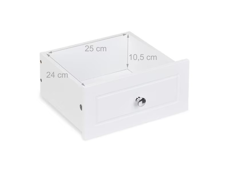 relaxdays Badezimmerregal 173.5 x 30.5 x 32 cm, Weiss