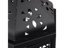 relaxdays Laterne Oriental 3 Stück, 24.5 cm/33 cm/43 cm, Schwarz