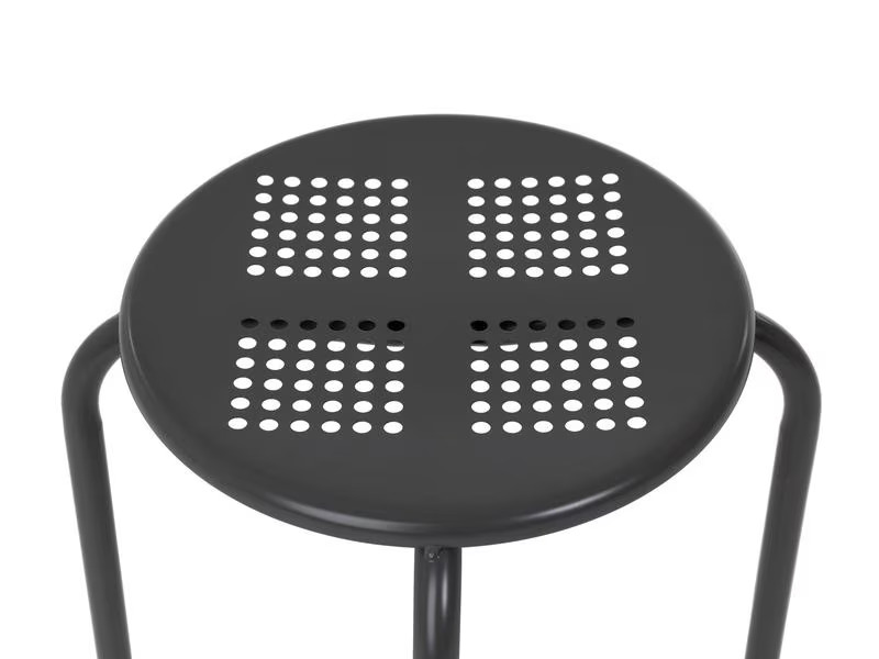 COCON Hocker Metall, Grau