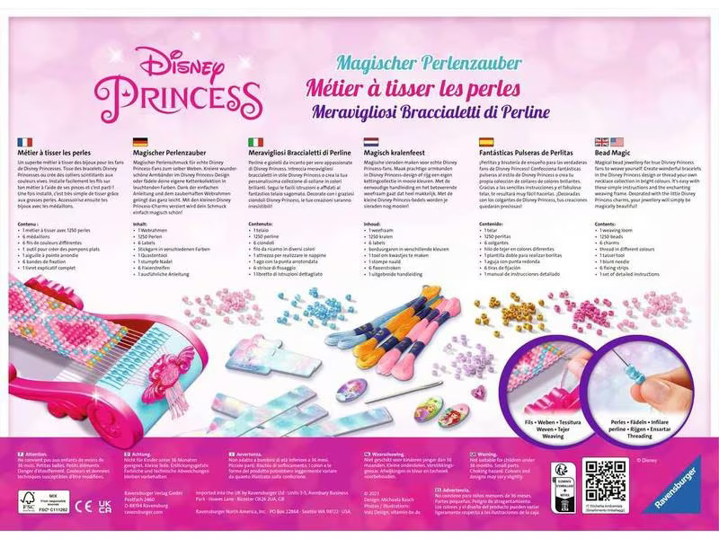 Ravensburger Bastelset Disney Princess Magischer Perlenzauber