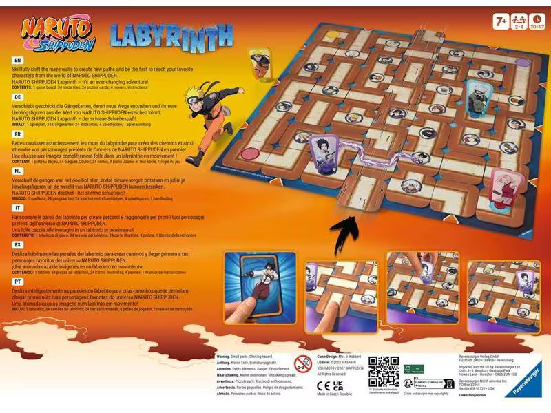 Ravensburger Familienspiel Naruto Shippuden Labyrinth
