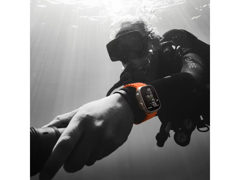 Apple Watch Ultra 2 Ocean Band Blau