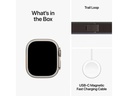 Apple Watch Ultra 2 Trail Loop Blau/Schwarz – M/L