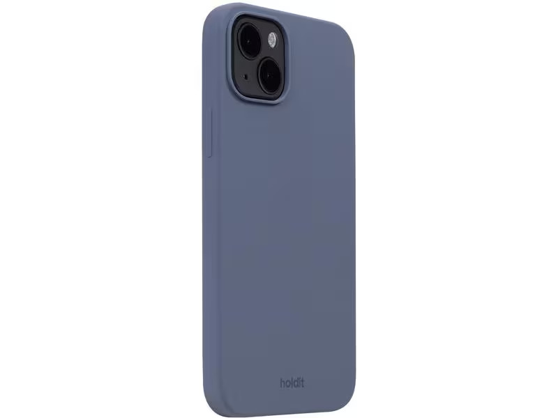 Holdit Back Cover Silicone iPhone 15 Plus Blau