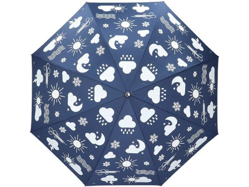 Esschert Design Regenschirm Wetter Blau