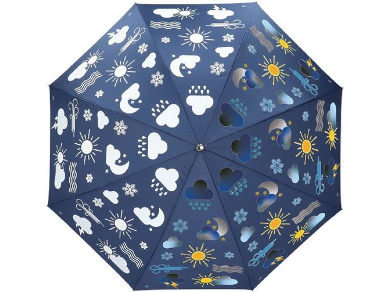 Esschert Design Regenschirm Wetter Blau