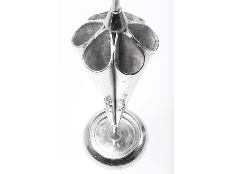 Kare Schirmständer Umbrella 100 cm, Silber