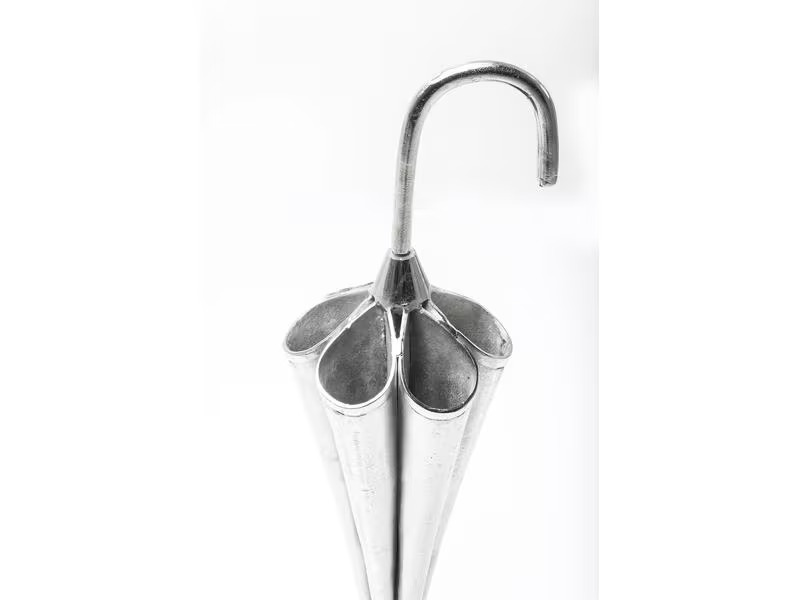Kare Schirmständer Umbrella 100 cm, Silber