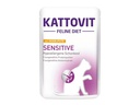Kattovit Nassfutter Sensitive Huhn und Pute, 24 x 85 g