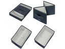 Leitz Faltbox Fabric Dunkelgrau, 2er Pack