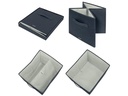 Leitz Faltbox Fabric Dunkelgrau/Grau, 2er Pack