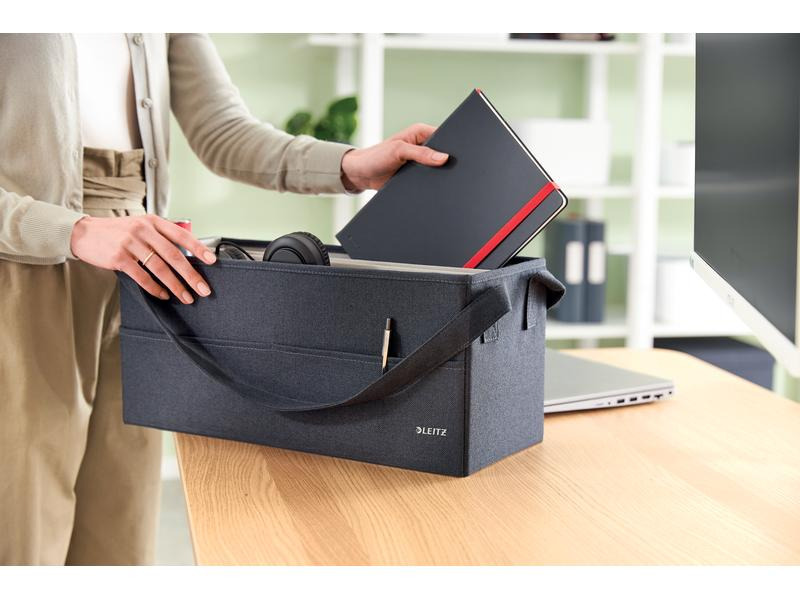 Leitz Faltbox Fabric HotDesking Dunkelgrau