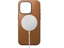 Nomad Back Cover Modern Leather iPhone 15 Pro Rostbraun