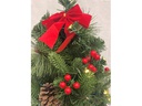 Dameco Weihnachtsbaum mit Jute-Topf, 15 LEDs, 50 cm, Grün