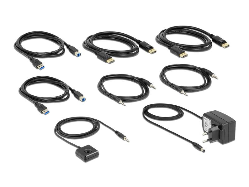 Delock KVM Switch DisplayPort 1.4 8K 60 Hz