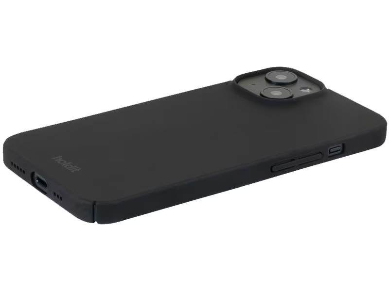 Holdit Back Cover Slim iPhone 15 Schwarz