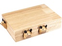 Kadastar Servierplatte Mouse House 4 Stück, Gummibaum