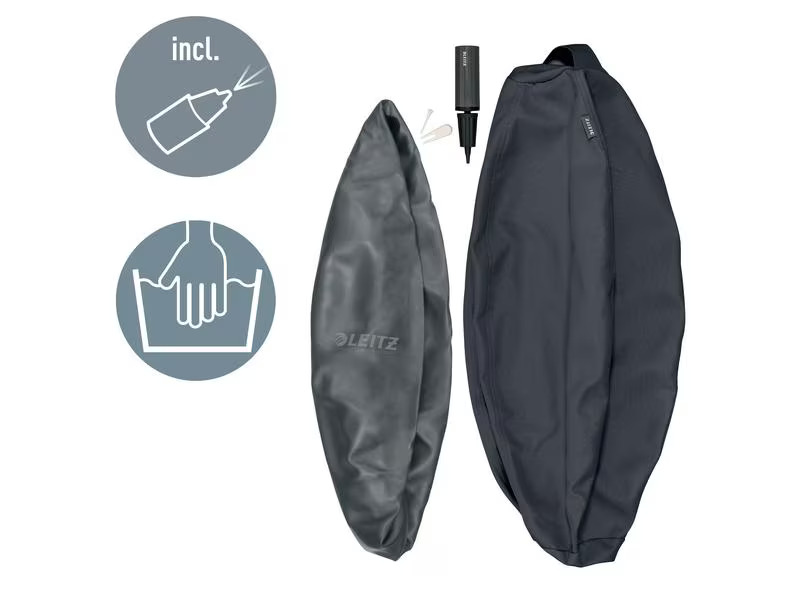 Leitz Sitzball Active 75 cm Dunkelgrau