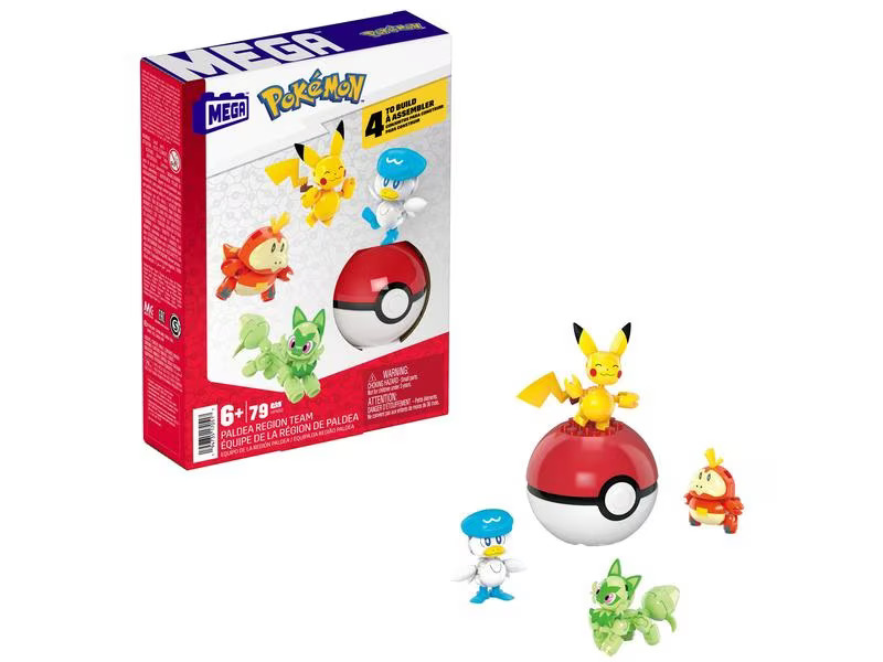 Mega Construx Pokémon Paldea Region Team