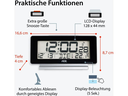 ADE Digitalwecker Temperatur-&amp; Datumsanzeige