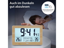 ADE Funk-Wanduhr Hellbraun/Weiss