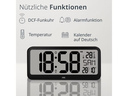 ADE Funkuhr Schwarz