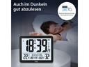 ADE Wanduhr XL, Schwarz/Weiss