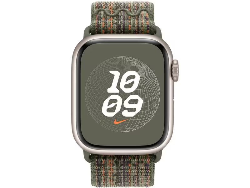 Apple Nike Sport Loop 41 mm Sequoia/Orange