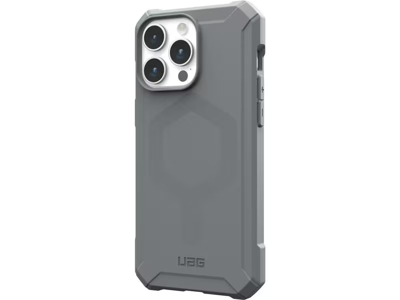 UAG Back Cover Essential Armor iPhone 15 Pro Max Silver