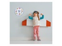 TFA Dostmann Wanduhr Little Animal Mehrfarbig