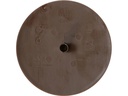 Max Hauri Deckenrosette Rund, Flach, Federbügel, Braun