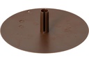 Max Hauri Deckenrosette Rund, Flach, Federbügel, Braun