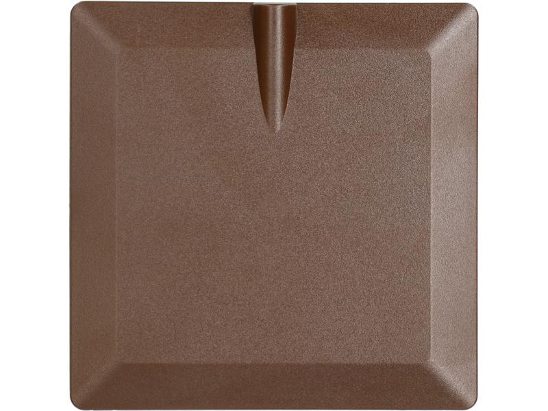 Max Hauri Steckdeckel im priamos Design, 130 x 130 mm, Kabelauslass