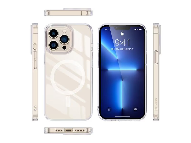 Nevox StyleShell SHOCKFlex MagSafe iPhone 15 Transparent