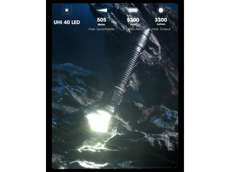 Nitecore Taschenlampe MH12 Pro 3300 lm