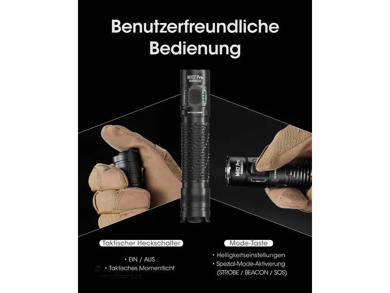 Nitecore Taschenlampe MH12 Pro 3300 lm