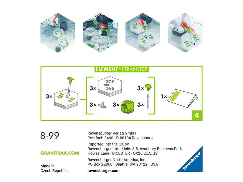 Ravensburger Kugelbahn Zubehör GraviTrax Element Transfer