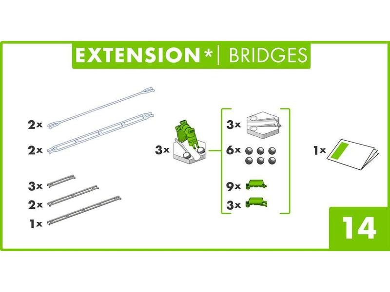 Ravensburger Kugelbahn Zubehör GraviTrax Extension Bridges