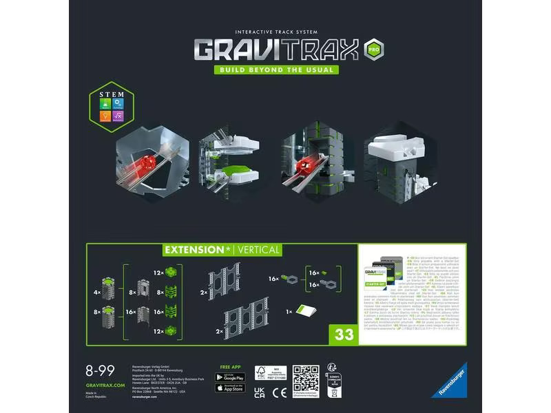 Ravensburger Kugelbahn Zubehör GraviTrax Pro Extension Vertical