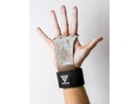 Gornation Fitnesshandschuhe Workout Grips Leder, L