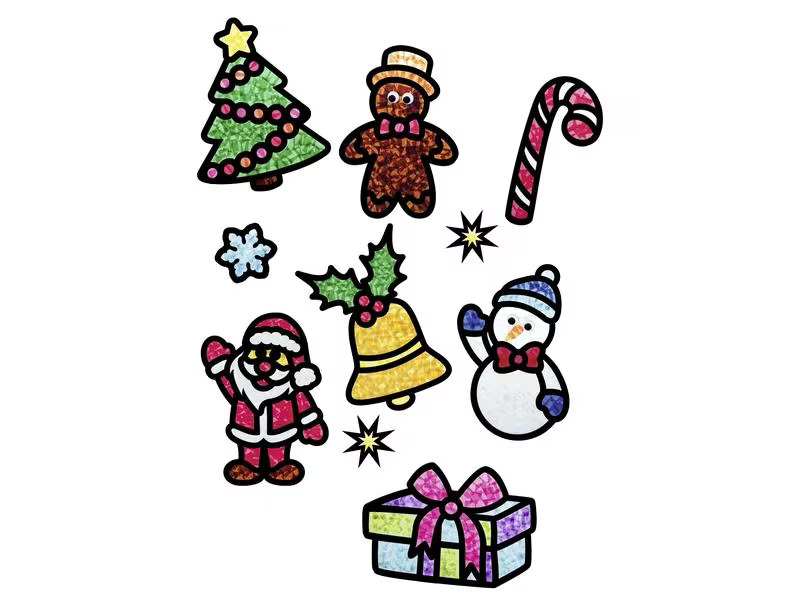 URSUS Fensterbild Suncatcher Christmas
