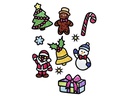 URSUS Fensterbild Suncatcher Christmas